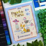 Bloco Papel de Carta Doggy 48 Folhas Pautado 63g/m² 17,7 cm x 24,0 cm - Tilibra