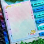 Refil Fichário Colegial Caderno Argolado Ursinhos Carinhosos 80 Folhas 17,9x24,1cm - Animativa