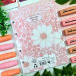 Refil Fichário Tamanho Colegial ou Caderno Argolado Rosa Rose 80 Folhas 17,9 x 24,1 cm - Animativa