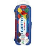 Aquarela em Pastilha 12 | 24 | 36 Cores (Pincel incluso) - Giotto
