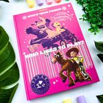 Caderno Colegial Costurado Capa Dura Personagens Pixar 179 x 241 mm 160 Folhas - Animativa