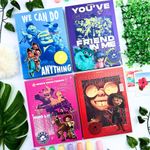 Caderno Colegial Costurado Capa Dura Personagens Pixar 179 x 241 mm 160 Folhas - Animativa