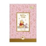 Caderneta 1/8 Costurada Winnie The Pooh 10,5 cm x 14,8 cm 80 Folhas - Tilibra Vintage