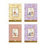 Caderneta 1/8 Costurada Winnie The Pooh 10,5 cm x 14,8 cm 80 Folhas - Tilibra Vintage