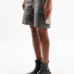 SHORTS COURO ESTONADO
