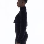 CROPPED MANGA LONGA MOHAIR