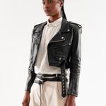JAQUETA BIKER FEMININA - PRETA