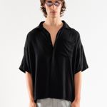 CAMISA VISCOSE M/C PRETA