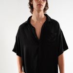 CAMISA VISCOSE M/C PRETA