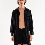 CHEMISE VISCOSE - PRETA