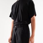 SHORTS VISCOSE PRETO
