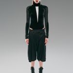 SHORTS CREPE HOVER - PRETO