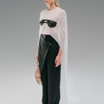 CAPA LONGA CHIFFON COM TOP - OFF WHITE