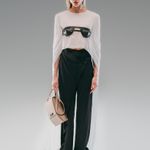 CAPA LONGA CHIFFON COM TOP - OFF WHITE