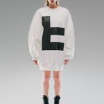 MOLETOM OVERSIZED DELTA - OFF WHITE