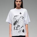 CAMISETA OVERSIZED RABISCO - BRANCO