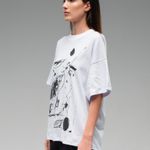 CAMISETA OVERSIZED RABISCO - BRANCO