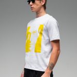 CAMISETA BÁSICA ROSTO - BRANCO