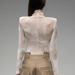 BODY VELUDO LAMINA - OFF WHITE