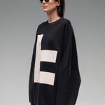 MOLETOM OVERSIZED DELTA - PRETO