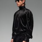 BLUSA  CETIM AIR - PRETO