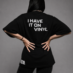 CAMISETA OVER DISCO - PRETO