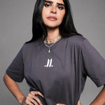 CAMISETA BÁSICA LOGO - CINZA 