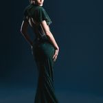 CONJUNTO VELUDO PAETE WATERS - VERDE