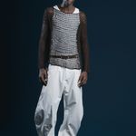 TRICOT REDE WATERS - MARROM