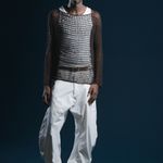TRICOT REDE WATERS - MARROM