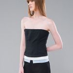 CORSELET 3X1- PRETO/BRANCO E AZUL