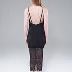 VESTIDO ALFAIATARIA TWIST RENDA - PRETO
