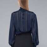 CAMISA LAÇO STRIPES - AZUL MARINHO
