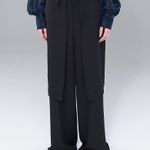 CALÇA SAIA ALFAIATARIA TWIST - PRETO