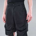 BERMUDA CARGO BOLSO CAÍDO - PRETO