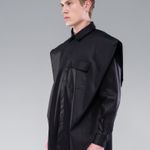 CAMISA OVERSIZED OMBRÃO - PRETO