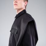 CAMISA OVERSIZED OMBRÃO - PRETO