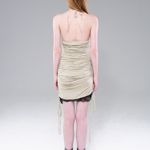 VESTIDO DRAPEADO RENDA