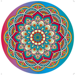 Quebra-Cabeça Circular Mandala 600 Peças