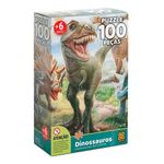 Quebra-Cabeça Dinossauros 100 Peças