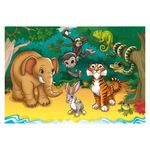 Quebra-Cabeça Progressivo Animais - Céu, Terra e Mar (12/20/30 Peças)