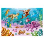 Quebra-Cabeça Progressivo Animais - Céu, Terra e Mar (12/20/30 Peças)