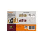 Jogo de Xadrez Oficial Modelo Profissional com Tabuleiro em Courvin - Rei 10cm (Jaehrig)