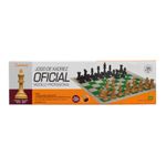 Jogo de Xadrez Oficial Modelo Profissional com Tabuleiro em Courvin - Rei 10cm (Jaehrig)