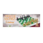 Jogo de Xadrez Escolar com Tabuleiro em Courvin - Rei 7,3 cm (Jaehrig)