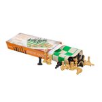 Jogo de Xadrez Escolar com Tabuleiro em Courvin - Rei 7,3 cm (Jaehrig)