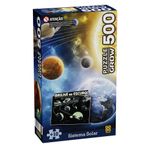 Quebra-Cabeça Sistema Solar 500 Peças (Brilha no Escuro)