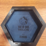 Bandeja de Dados Premium Black Toca (Interior Azul)