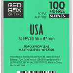 Sleeve Padrão USA - 56x87mm - Cristal (Redbox)