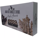 Jogo de Xadrez e Dama - Estojo (Hoyle Games)